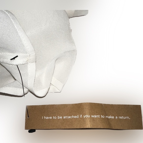 New with tags women’s REFORMATION Ronan Dress Ivory Size 6 - Picture 8 of 8